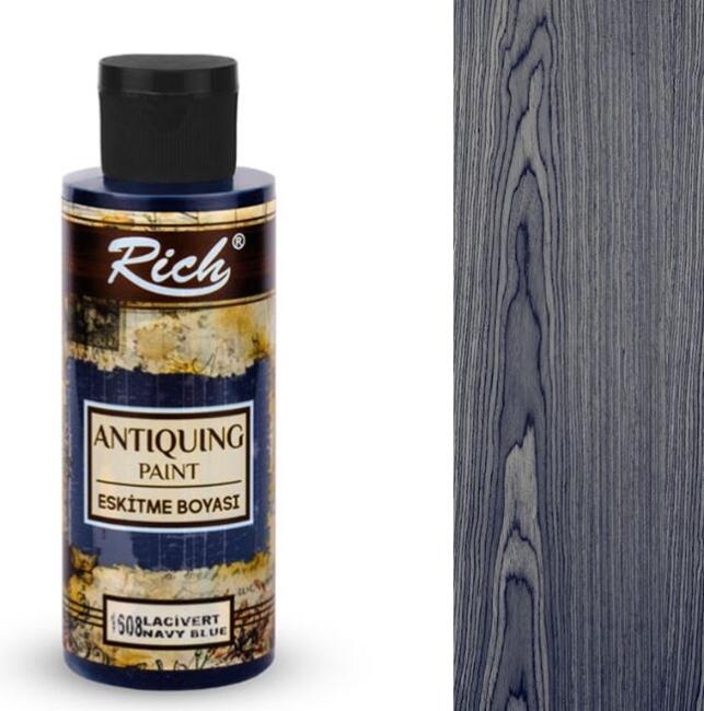 Rich Antiquing Eskitme Boyası 120 ml Lacivert 03041 - 2