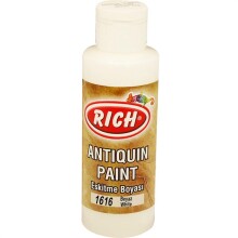 Rich Antiquin Eskitme Boyası 120 cc Beyaz - Rich