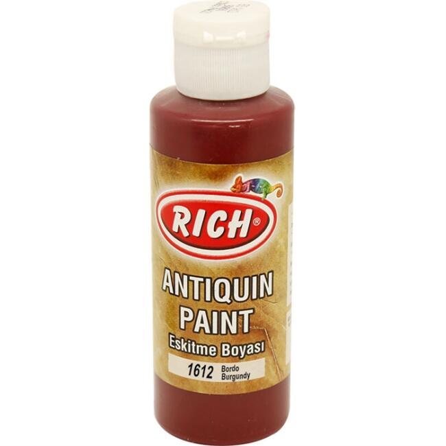 Rich Antiquing Eskitme Boyası 120 ml Bordo 03043 - 1