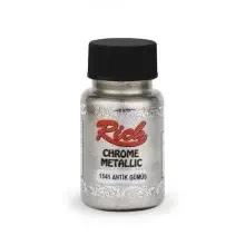 Rich Chrome Metalik Boya 50 cc Antik Gümüş 1541 