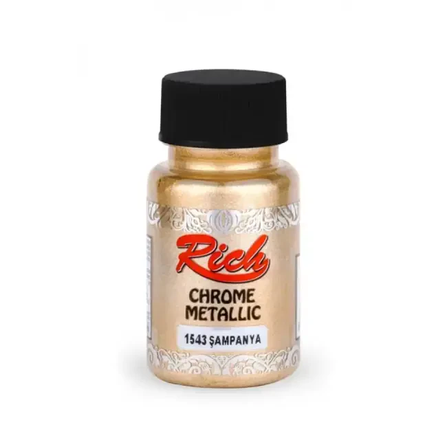 Rich Chrome Metalik Boya 50 cc Şampanya 1543 - 1