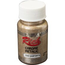 Rich Chrome Metalik Boya 60 cc Şampanya - Rich