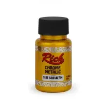 Rich Chrome Metalik Boya 50 cc Som Altın 1545 