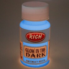 Rich Glow in the Dark Hayalet Boya 50 cc Mavi (karanlıkta parlayan boya) - Rich