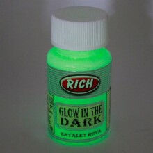 Rich Glow in the Dark Hayalet Boya 50 cc Yeşil (karanlıkta parlayan boya) - RICH (1)