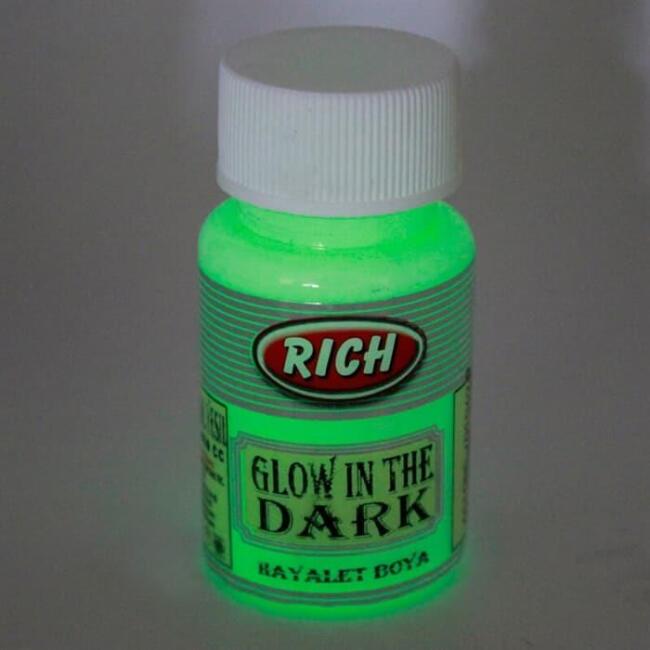 Rich Glow in the Dark Hayalet Boya 50 cc Yeşil (karanlıkta parlayan boya) - 2