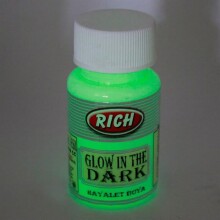 Rich Glow in the Dark Hayalet Boya 50 cc Yeşil (karanlıkta parlayan boya) - Rich (1)