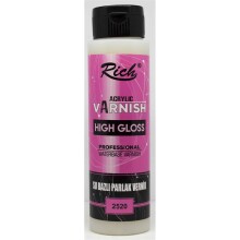 Rich High Gloss Su Bazlı Parlak Vernik 500 cc - Rich