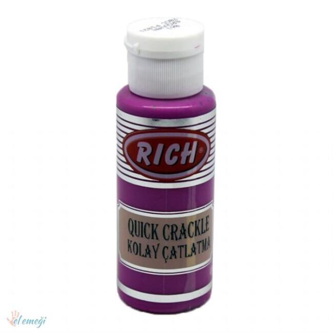 Rich Kolay Çatlatma Quick Crackle Boyası 70 cc Erguvan - 1