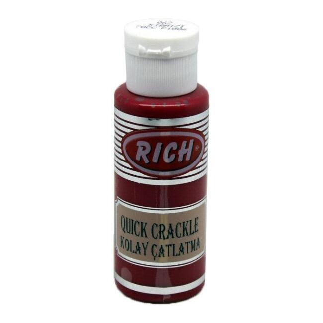 Rich Kolay Çatlatma Quick Crackle Boyası 70 cc Kırmızı - 1