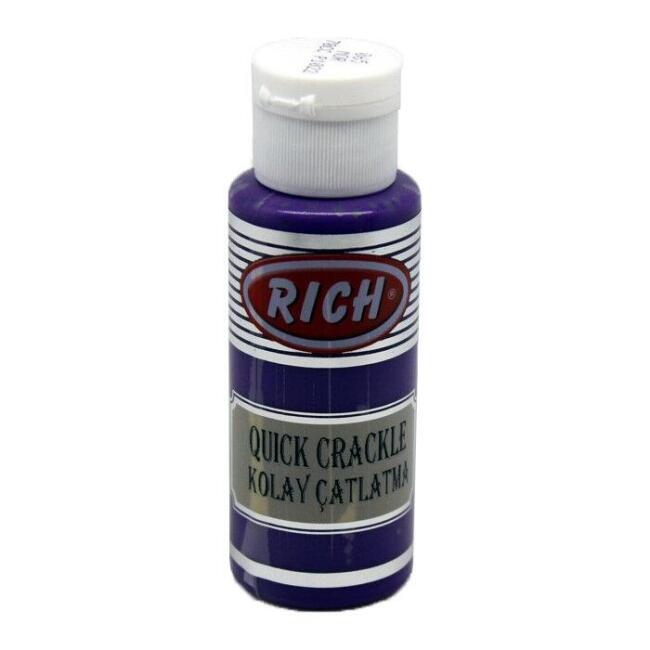 Rich Kolay Çatlatma Quick Crackle Boyası 70 cc Mor - 1