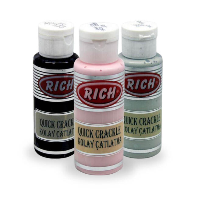 Rich Kolay Çatlatma Quick Crackle Boyası 70 cc (Tüm Renkler) - 1