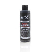 Art-X Su Bazlı Linol Baskı Boyası 240 ml Siyah 15843 - Art-X