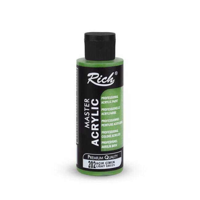 Rich Master Akrilik Boya 120 ml Açık Çimen 202 - 1