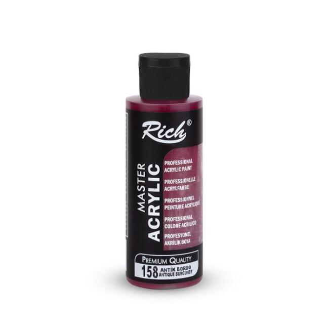 Rich Master Akrilik Boya 120 ml Antik Bordo 158 - 1