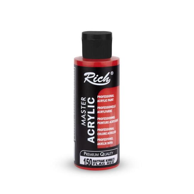 Rich Master Akrilik Boya 120 ml Bayrak Kırmızısı 150 - 1