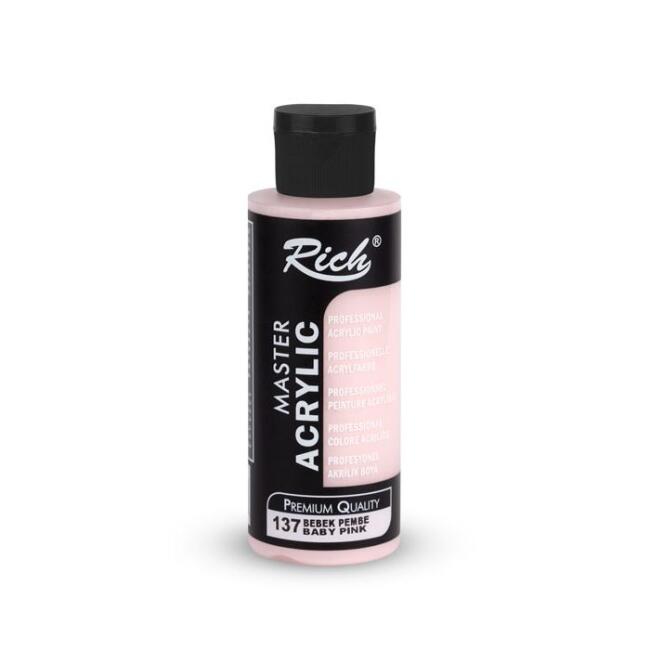 Rich Master Akrilik Boya 120 ml Bebek Pembe 137 - 1