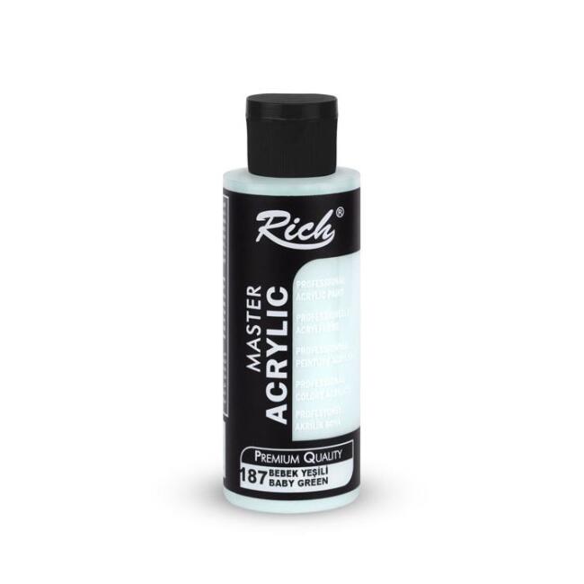 Rich Master Akrilik Boya 120 ml Bebek Yeşili 187 - 1