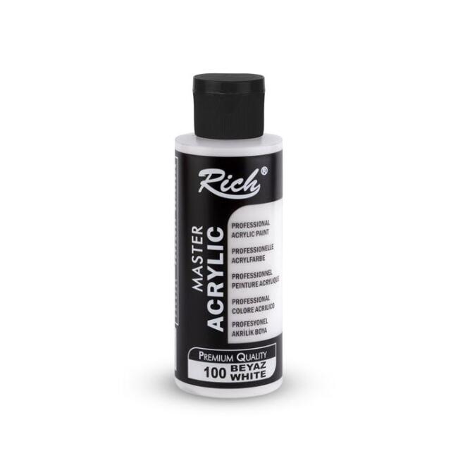 Rich Master Akrilik Boya 120 ml Beyaz 100 - 1