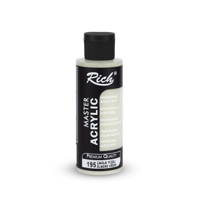 Rich Master Akrilik Boya 120 ml Çağla Yeşili 195 - 1