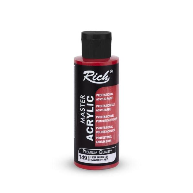 Rich Master Akrilik Boya 120 ml Çilek Kırmızı 149 - 1