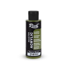 Rich Master Akrilik Boya 120 ml Haki Yeşili 214 - Rich