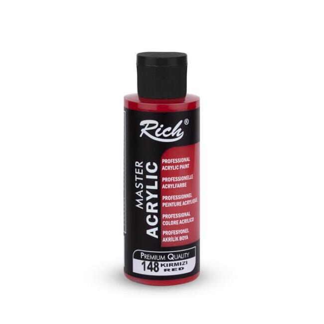 Rich Master Akrilik Boya 120 ml Kırmızı 148 - 1