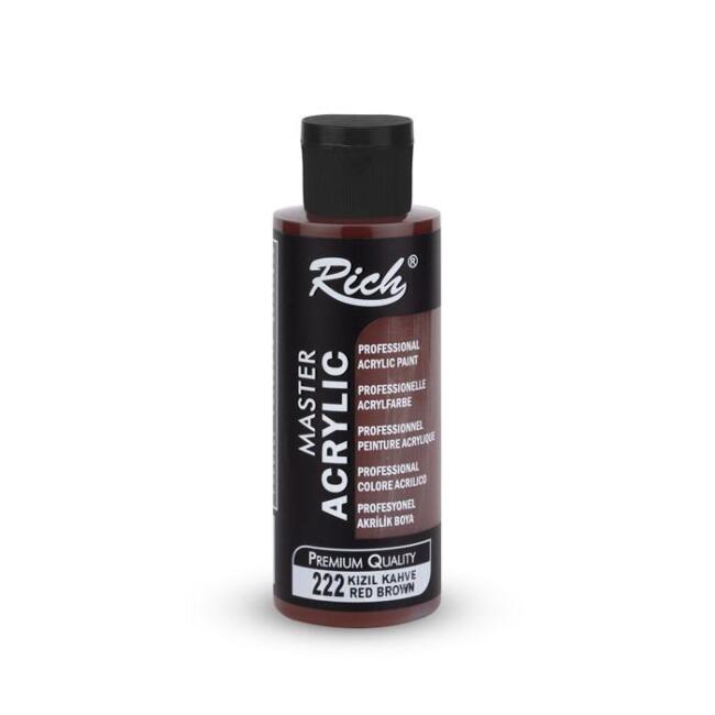 Rich Master Akrilik Boya 120 ml Kızıl Kahve 222 - 1