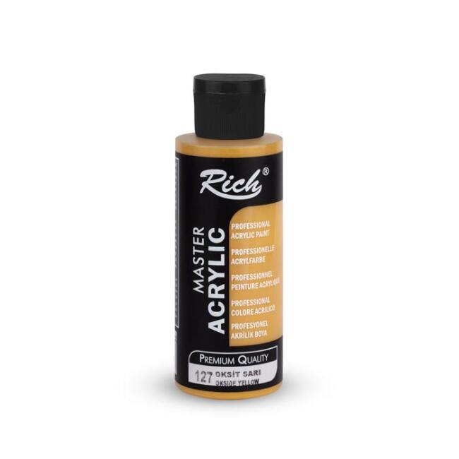 Rich Master Akrilik Boya 120 ml Oksit Sarı 127 - 1