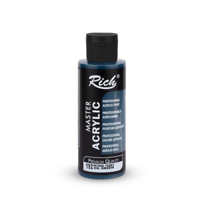 Rich Master Akrilik Boya 120 ml Petrol Yeşili 192 - 1