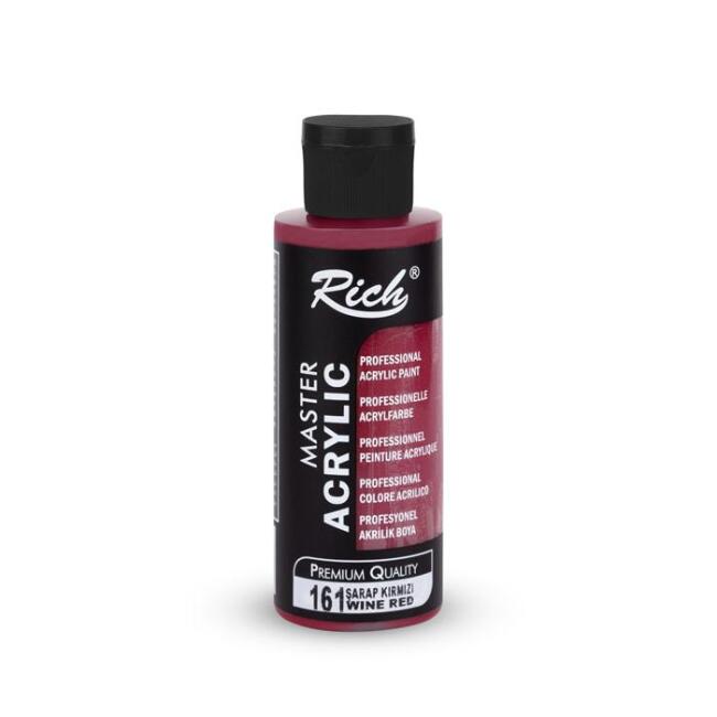 Rich Master Akrilik Boya 120 ml Şarap Kırmızı 161 - 2