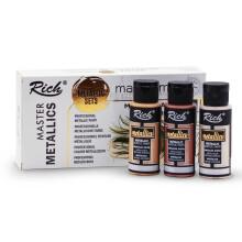 Rich Mastermix Akrilik Boya Seti 60 cc 6'lı Metalik Renkler 14295 - Rich
