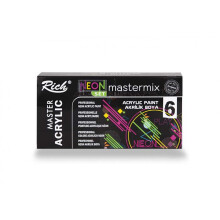 Rich Mastermix Akrilik Boya Seti 60 cc 6lı Neon Renkler 06011412 - Rich