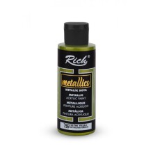 Rich Metalik Akrilik Boya 120 ml Fıstık Yeşili 756 - Rich