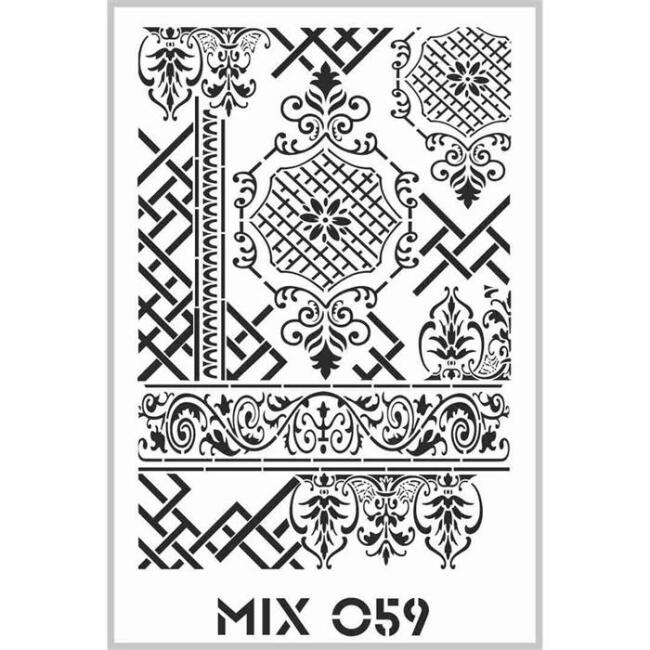 Rich Mix Stencil 33x48 cm N:59 - 1