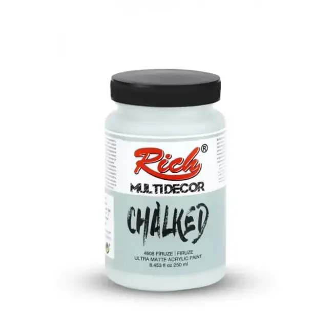 Rich Multi Decor Chalked Ultra Mat Akrilik Boya 250 ml Firuze 4608 - 1