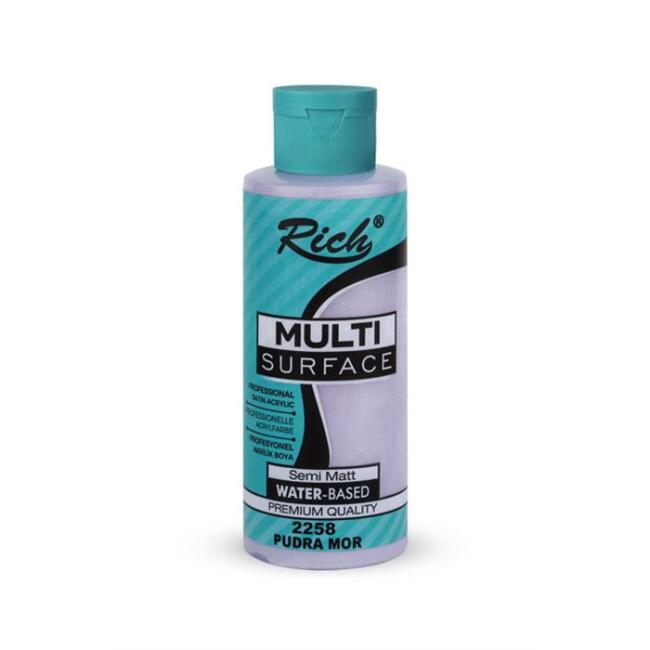Rich Multi Surface Akrilik Boya 120 cc Pudra Mor 2258 - 1