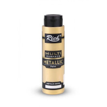 Rich Multi Surface Akrilik Boya 500 cc Metalik Altın 6504 - Rich