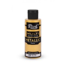 Rich Multi Surface Metalik Boya 120 cc Altın 3711 - Rich
