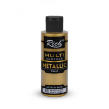 Rich Multi Surface Metalik Boya 120 cc Beyaz Altın 6510 - Rich