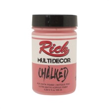 Rich Multidecor Chalked Boya 100 cc Antik Pembe 4524 (Kadifemsi doku verir) - Rich