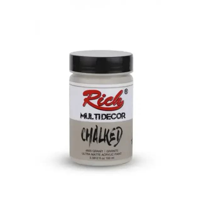 Rich Multi Decor Chalked Ultra Mat Akrilik Boya 100 ml Granit 4600 - 1