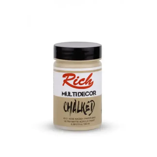 Rich Multi Decor Chalked Ultra Mat Akrilik Boya 100 ml Kese Kağıdı 4512 - 1