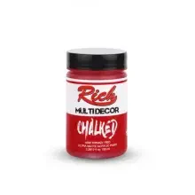 Rich Multi Decor Chalked Ultra Mat Akrilik Boya 100 ml Kırmızı 4590 - 1