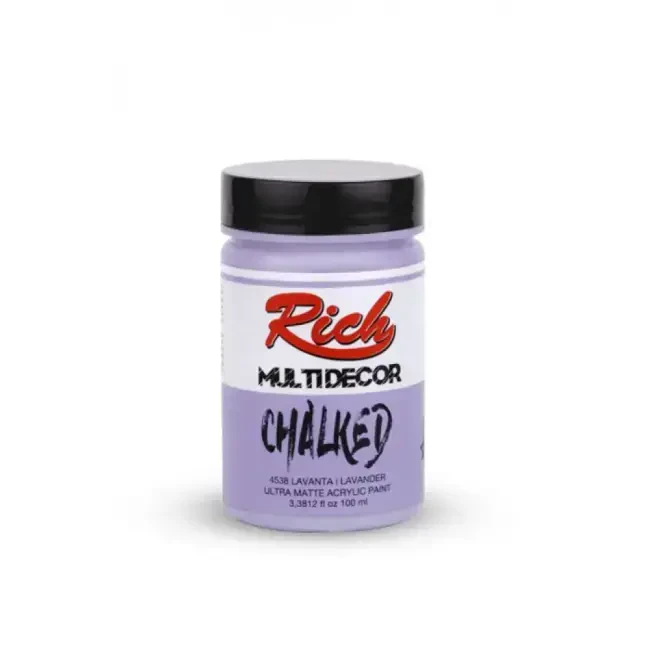 Rich Multi Decor Chalked Ultra Mat Akrilik Boya 100 ml Lavanta 4538 - 1