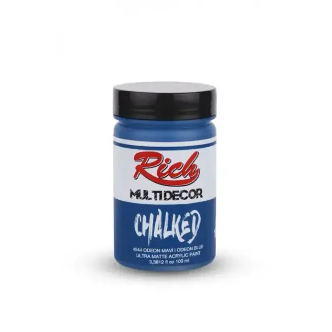 Rich Multi Decor Chalked Ultra Mat Akrilik Boya 100 ml Odeon Mavi 4544 - Rich