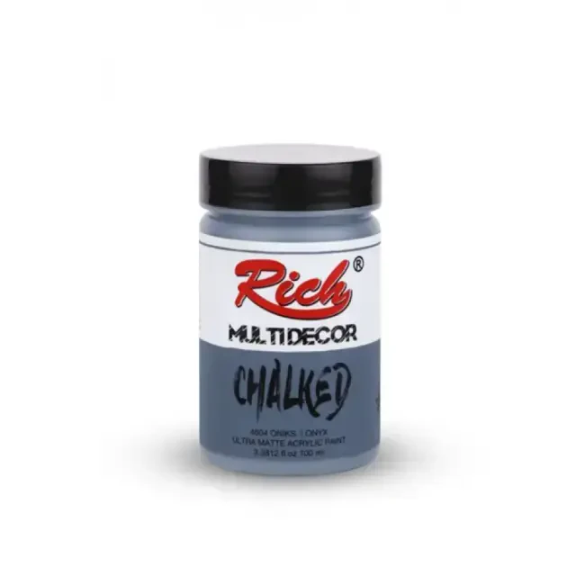 Rich Multi Decor Chalked Ultra Mat Akrilik Boya 100 ml Oniks 4604 - 1