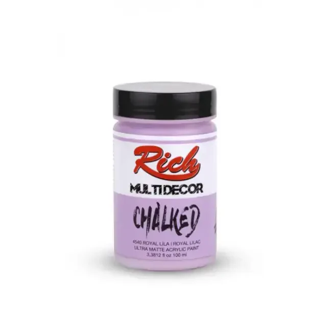 Rich Multi Decor Chalked Ultra Mat Akrilik Boya 100 ml Royal Lila 4540 - 1