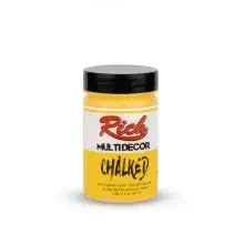 Rich Multi Decor Chalked Ultra Mat Akrilik Boya 100 ml Saman Sarı 4516 - 1