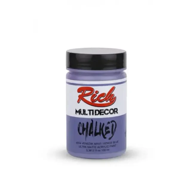 Rich Multi Decor Chalked Ultra Mat Akrilik Boya 100 ml Venedik Mavi 4554 - 1